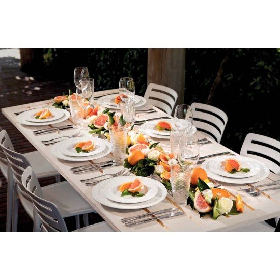 JOGO DE PRATOS TRAMONTINA ALICIA EM PORCELANA DECORADA 18 PEÇAS