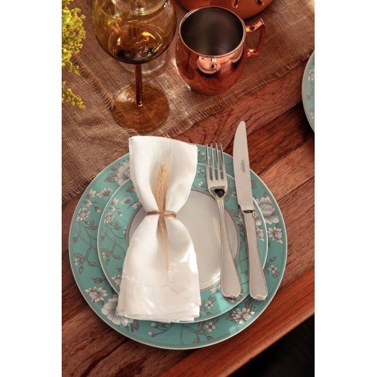 JOGO DE PRATOS TRAMONTINA HELEN EM PORCELANA DECORADA 12 PEÇAS