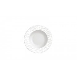 PRATO SOBREMESA TRAMONTINA MARIE EM PORCELANA DECORADA 21 CM