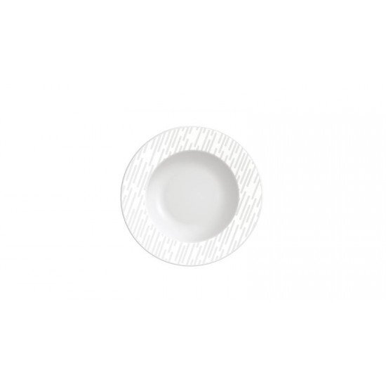 PRATO SOBREMESA TRAMONTINA MARIE EM PORCELANA DECORADA 21 CM