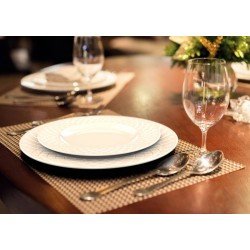 JOGO DE PRATOS TRAMONTINA INGRID EM PORCELANA 12 PEÇAS