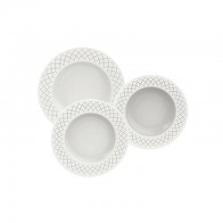 JOGO DE PRATOS TRAMONTINA INGRID EM PORCELANA 18 PEÇAS