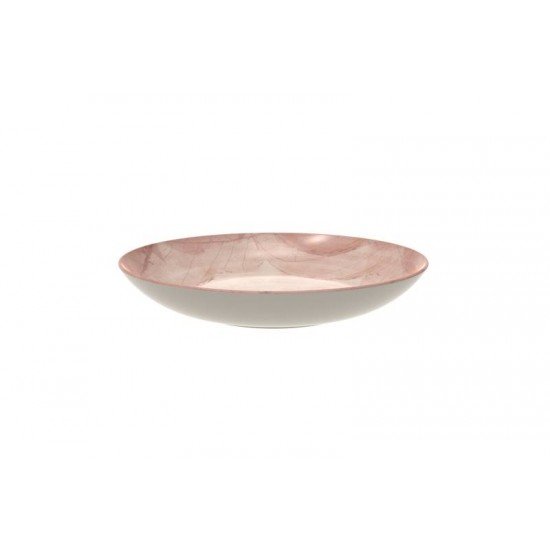 PRATO FUNDO TRAMONTINA ROSÉ EM PORCELANA DECORADA 22 CM