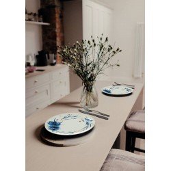 PRATO RASO TRAMONTINA ANA FLOR EM PORCELANA DECORADA 28 CM