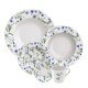 APARELHO DE JANTAR TRAMONTINA ANA ALICE EM PORCELANA DECORADA 20 PEÇAS