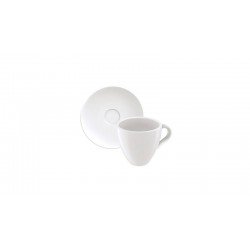 DISPLAY 12 PEÇAS DE KIT XÍCARAS DE CAFÉ EXPRESSO PAOLA EM PORCELANA 95 ML TRAMONTINA