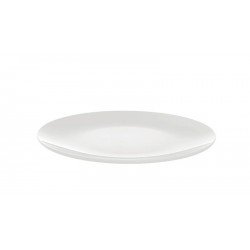 PRATO RASO TRAMONTINA BÁRBARA EM PORCELANA BRANCA 28 CM