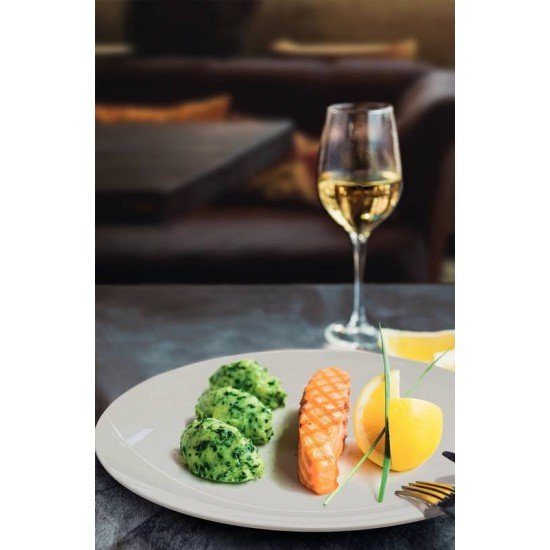 PRATO RASO TRAMONTINA JACQUELINE EM PORCELANA 25 CM