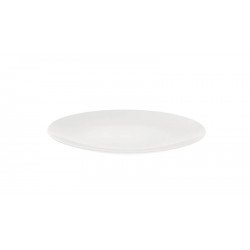 PRATO RASO TRAMONTINA EM PORCELANA BRANCA 25 CM