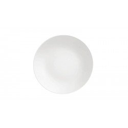 PRATO RASO TRAMONTINA EM PORCELANA BRANCA 25 CM