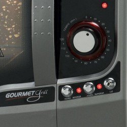 FORNO ELÉTRICO FISCHER GOURMET GRILL DE BANCADA 44L - PRATA